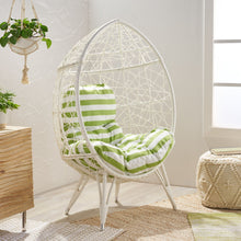 Load image into Gallery viewer, Cosmos - Round Hammered Iron Teardrop Chair
