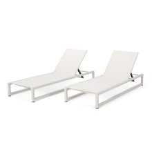 Load image into Gallery viewer, Venice - Classic Chaise Lounge With Adjustable Aluminum Frame
