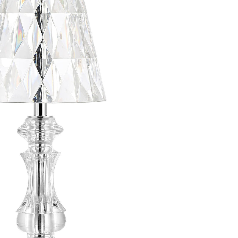 Novelty USB Table Lamp LED With Empire Shade - Clear