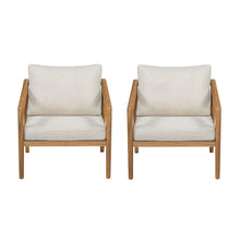 Load image into Gallery viewer, Westin - Outdoor Acacia Wood Club Chair (Set of 2) - Teak / Beige
