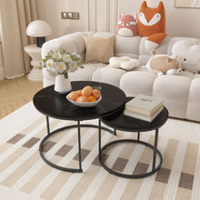 Load image into Gallery viewer, Round Nesting Coffee Table (Set of 2)
