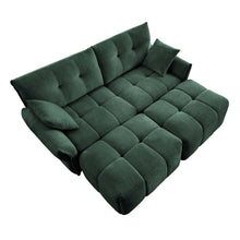 Load image into Gallery viewer, Sofa Set With Ottoman And Pillows, Textured, High Resilience Cushions
