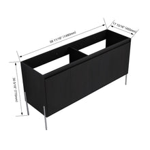 Load image into Gallery viewer, Freestanding Bathroom Vanity &amp; Soft Close Cabinet Doors
