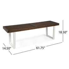 Load image into Gallery viewer, Intrinsic - Outdoor Dining Bench With Slat Top
