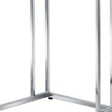 Load image into Gallery viewer, Glass Square End Table - Chrome And Clear
