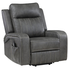 Load image into Gallery viewer, Mckinley - Upholstered Power Lift Recliner Chair With Remote Control - Gray
