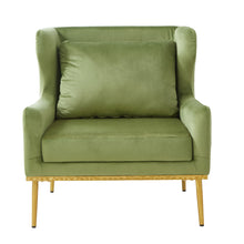 Load image into Gallery viewer, Elegant Curved Armrest Accent Armchair
