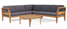 Load image into Gallery viewer, Aston - 4 Piece Sofa Set - Dark Gray
