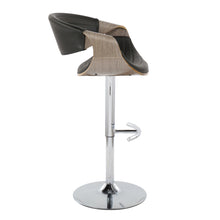 Load image into Gallery viewer, Symphony - Mid Century Modern Adjustable Barstool With Swivel &amp; Rounded T Footrest (Set of 2)
