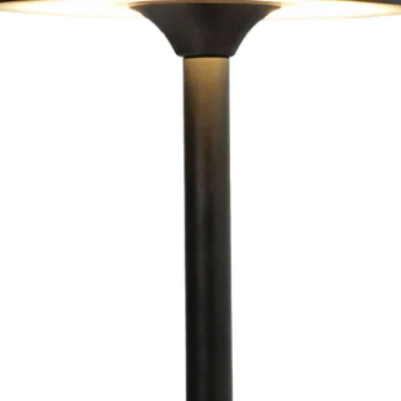 Round Desk Lamp - Black