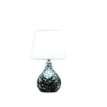 Load image into Gallery viewer, Table Lamp With White Globe Shade - Black
