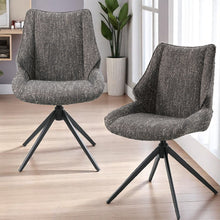 Load image into Gallery viewer, Malika - Side Chair With Swivel (Set of 2) - Brown Gray
