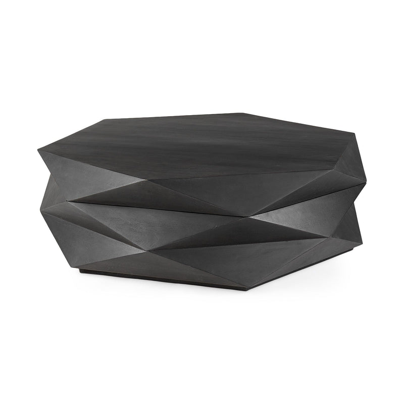 Octagon Coffee Table - Black