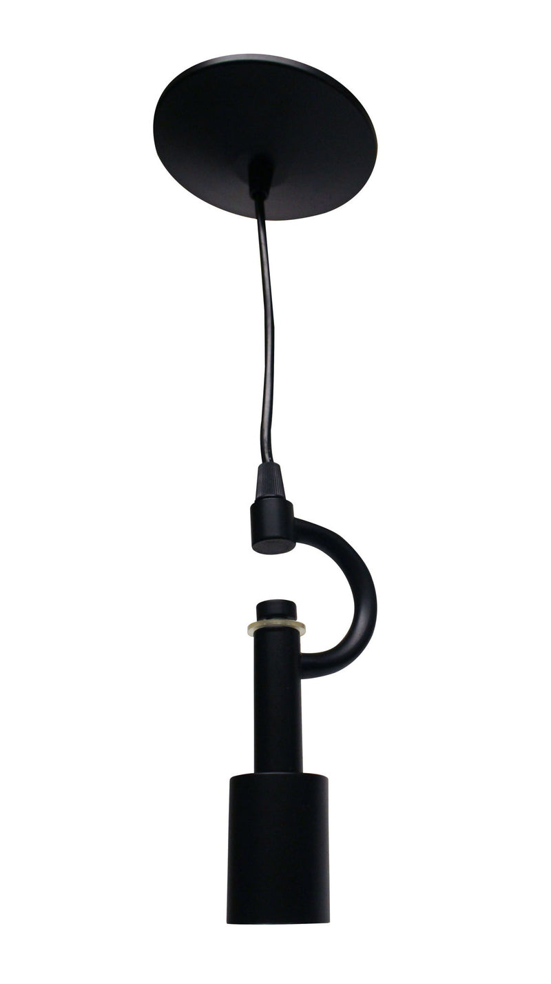 Bulb Metal Chandelier - Black