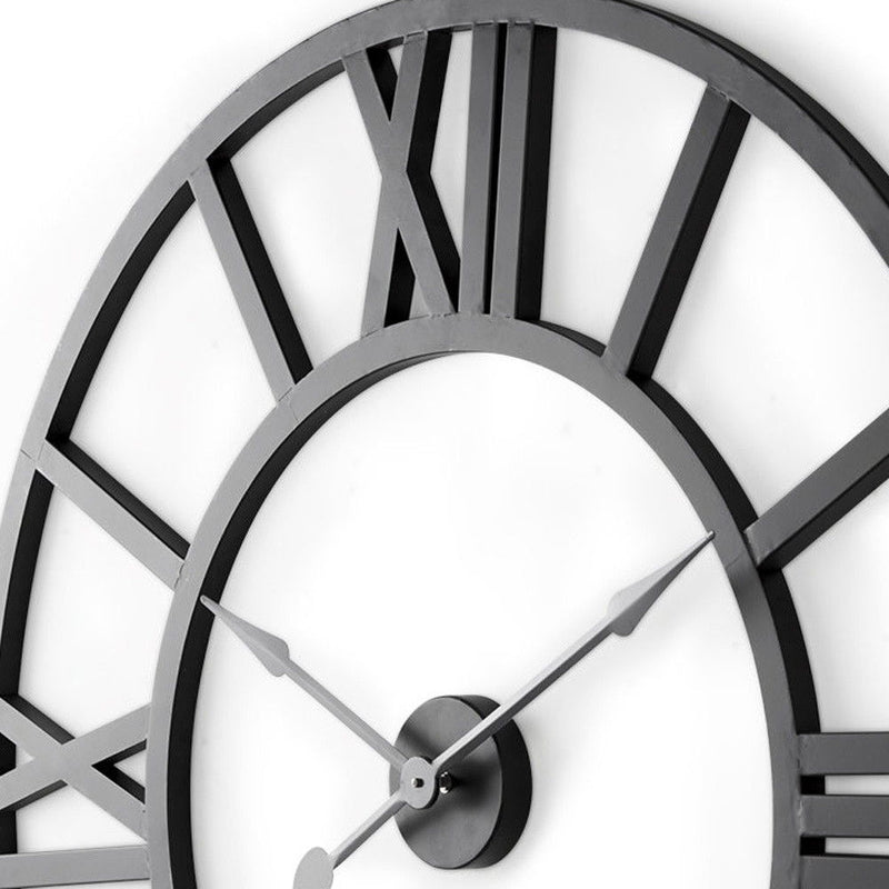 Analog Round Wall Clock (609406) - Black