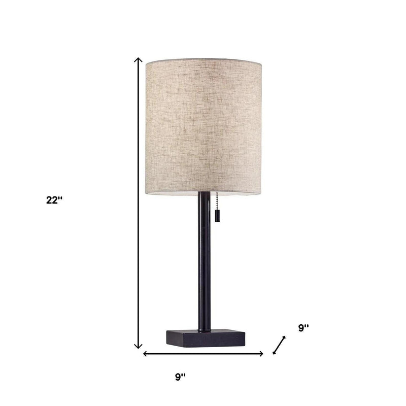 Metal Table Lamp - Dark Bronze