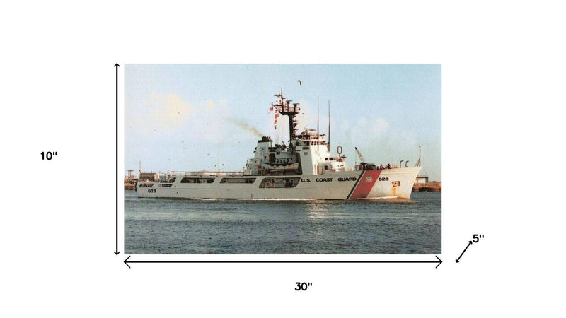 Hand Painted Model Boat (624410) - White