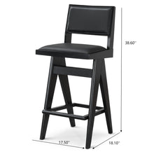 Load image into Gallery viewer, Keira - Bar Stool (Set of 2) - Black
