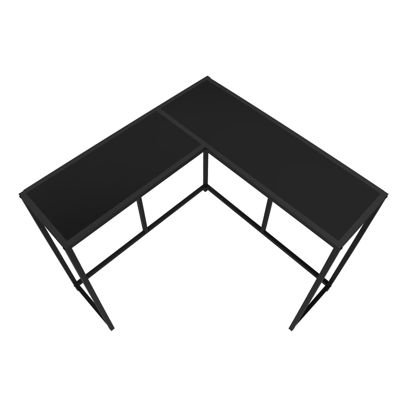 Laminate And Iron Frame End Table - Black