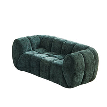 Load image into Gallery viewer, Quilted Cloud Sofa With Rounded Armrests And Piano Key Backrest Design
