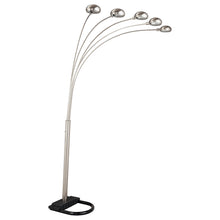 Load image into Gallery viewer, Floor Lamp With Dome Shades Lighting With 5 Round Shades - Silver

