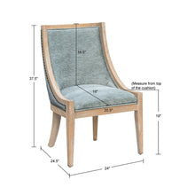 Load image into Gallery viewer, Upholstered Dining Chair With Nailhead Trim
