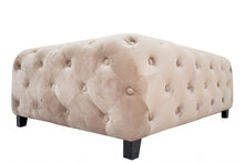 Load image into Gallery viewer, Velvety Modern Square Coffee Table - Beige
