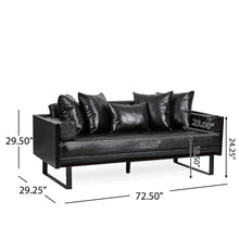 Load image into Gallery viewer, Contemporary Oversized Loveseat With Accent Pillow
