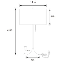 Load image into Gallery viewer, Bellflower - Drum Shade Lamp
