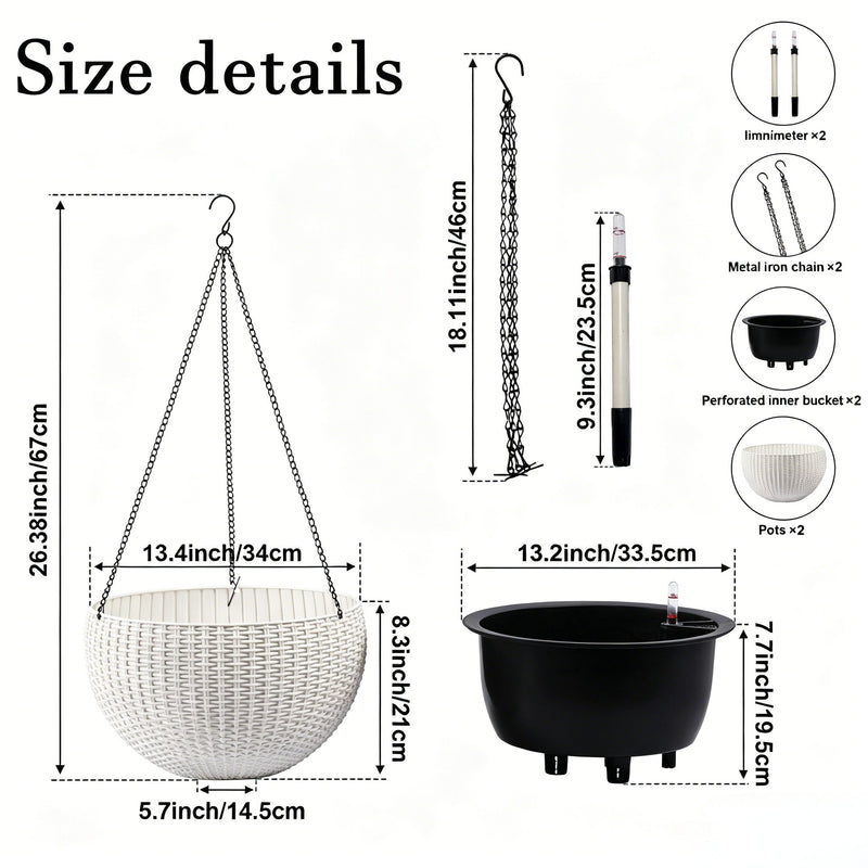 Self Watering Hanging Planter