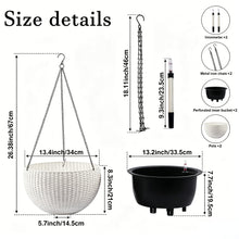 Load image into Gallery viewer, Self Watering Hanging Planter
