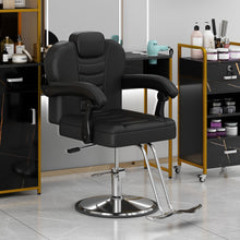 Load image into Gallery viewer, Classic Reclining Barber Chair Salon Chair For Hair Stylist With Heavy Duty Hydraulic Pump, 360° Rotation, Tattoo Chair Shampoo Beauty Salon Equipment, Max Load Weight 330 Lbs
