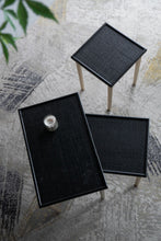 Load image into Gallery viewer, Side Tables (Set of 3) - Black / Gold
