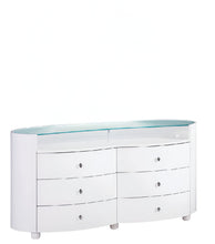 Load image into Gallery viewer, Sophisticated High Gloss Dresser - White
