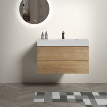 Load image into Gallery viewer, Alice - Bathroom Vanity With Sink, Large Storage Wall Mounted Floating Bathroom Vanity For Modern Bathroom
