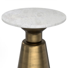 Load image into Gallery viewer, Leyla - Side Table - Antique Brass
