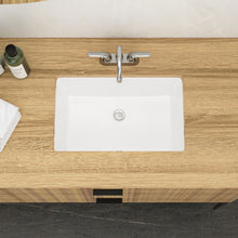 Load image into Gallery viewer, Modern Ceramic Undermount Bathroom Sink With Overflow, High Quality
