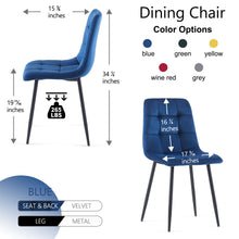 Load image into Gallery viewer, Mid-Century Modern Dining Chairs Set For Kitchen, Living Room
