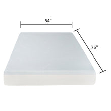 Load image into Gallery viewer, 6" Firm Gel Memory Foam Mattress With Cooling Technology - White - Full
