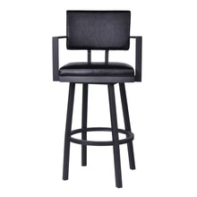 Load image into Gallery viewer, 40" Swivel Counter Height Bar Chair - Black
