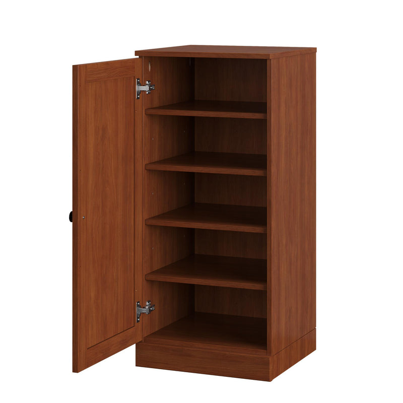 Ten Pair Solid Woodshoe Storage Cabinet (752112) - Coffee