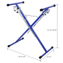 Load image into Gallery viewer, Folding Bumper Stand Lightweight Panel Stand - Blue
