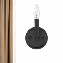 Load image into Gallery viewer, One Light Wall Sconce - Matte Black
