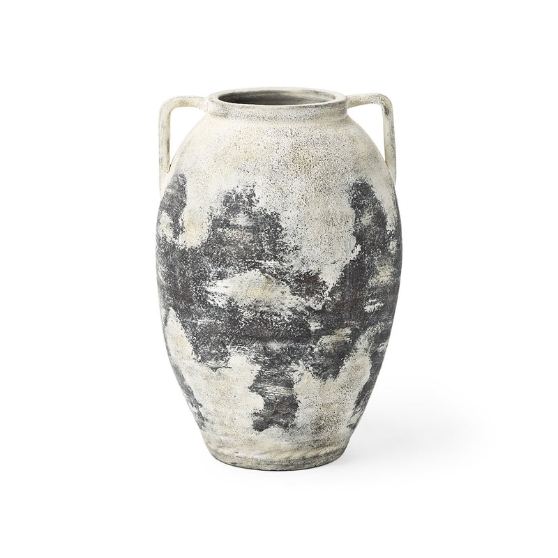 Ombre Amphora Floor Vase (729959) - Black / White