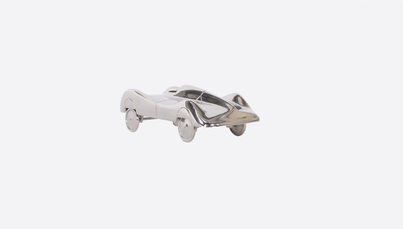 Hand Painted Model Car Tabletop Sculpture - Nickel