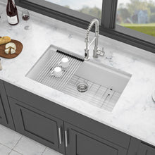 Load image into Gallery viewer, Quartz Kitchen Sink, Granite Composite Workstation Undermount
