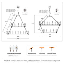 Load image into Gallery viewer, 2 Tiers Wagon Wheel Chandelier Wooden Farmhouse 36 Light (24 / 12) Or (12 / 24) Metal Chandeliers 2 Story Light Fixtures Industrial For High Ceiling Living Dining Room Foyer, Adjustable Height - Black
