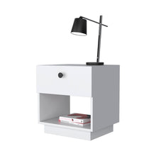 Load image into Gallery viewer, 20" One Drawer Nightstand With Integrated Tech - White
