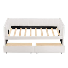 Load image into Gallery viewer, Upholstered Daybed With Ergonomic Design Backrest
