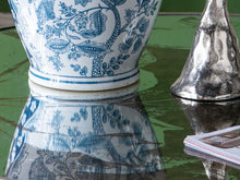 Load image into Gallery viewer, Large Mirrored Dining Table With Elegant Floral Design And - Silver Multi
